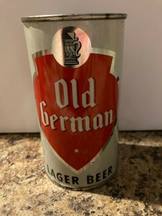 Old German Flat Top Beer Can.  Grace Bros.  Brg.  Co.  Santa Rosa Ca.  All