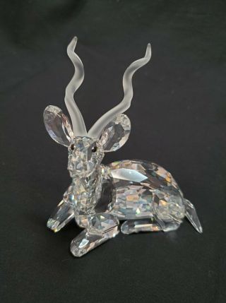 Vintage Swarovski Crystal Kudu Figurine – Retired “inspiration Africa” 1994