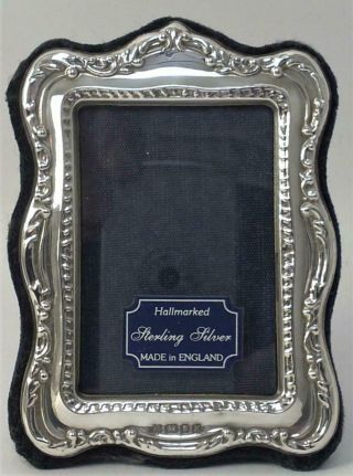 Vintage Hallmarked Sterling Silver Fronted Photo Frame (8cm X 5 ½ Cm) – 1997