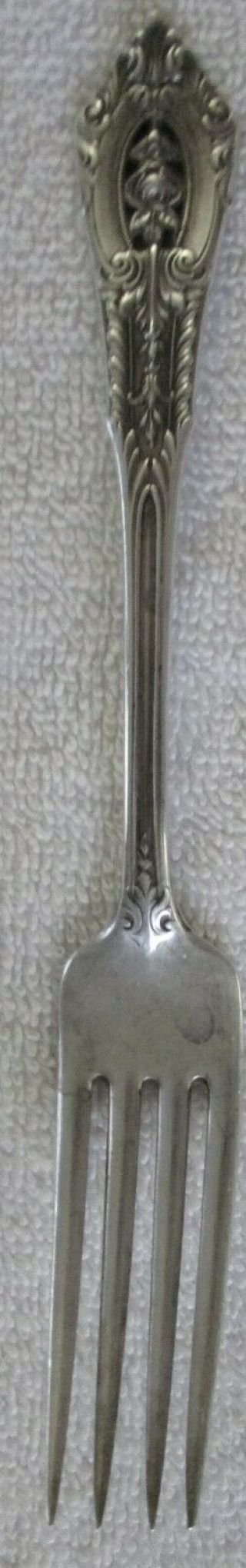 Rose Point Wallace Sterling Silver Dinner Place Fork
