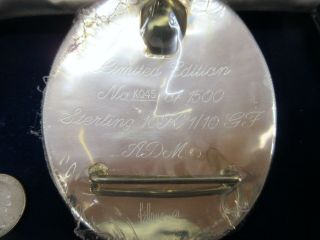 1989 HESSTON Rodeo Sterling Silver 10K Gold Filled Belt Buckle Fellows 3