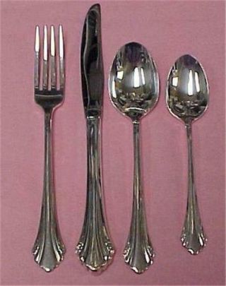 Enchantment/oneida Silver Plate 4 Piece Place Setting 1645c