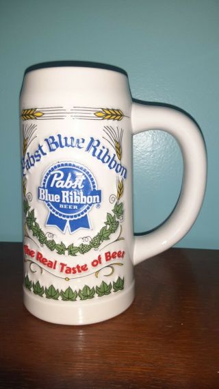 Pabst Blue Ribbon Beer Stein.  Octoberfest.  Limited Edition.