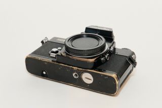 Minolta Xe - 7 Slr Film Camera Body Vintage Brass Reporter Correspondent Leica R3