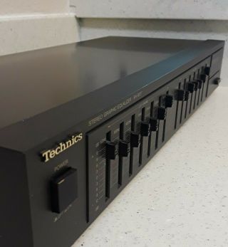 Technics Sh - 8017 Graphic Stereo Audio Equalizer Vintage • And