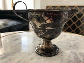 Vintage Mueck - Carey Co.  Weighted Sterling Silver Creamer Cup