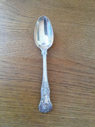 Solid Silver Kings Pattern Tea Spoon London 1845