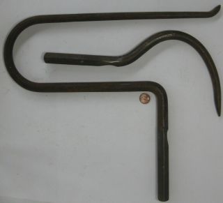 2 Porter - Ferguson Vintage Body Work Tools Pt - 2,  Pt - 4 Curved Hook Picks