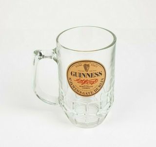 Vintage Guinness Irish Stout Glass Beer Stein,  Tankard By Ravenhead,  England