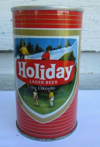 Je Vintage Okeefe Brewing Co Ltd Toronto Holiday Pull Tab Beer Can Canada