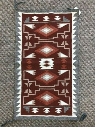 Navajo Rug Teec Nos Pos 19 " X32 " (native American Weaving)