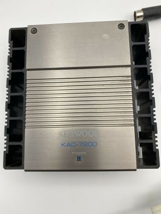 Vintage Old School Kenwood Kac - 7200 Car Stereo Main Power Amplifier