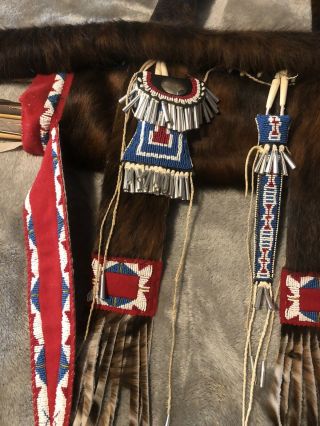 Comanche Bow,  Arrows,  Quiver Case Native American Southern Plains 2