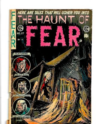 Vintage Ec Comic - - The Haunt Of Fear - 27 Sep Oct 1954 Golden