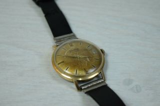 Vintage Mens Wristwatch GUB Glashutte 69.  1 Made in Germany 17Jewels 36mm 3