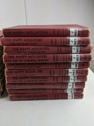Vintage Children ' s Books The Happy Hollisters - by Jerry West - 19 Total - Vintage 2