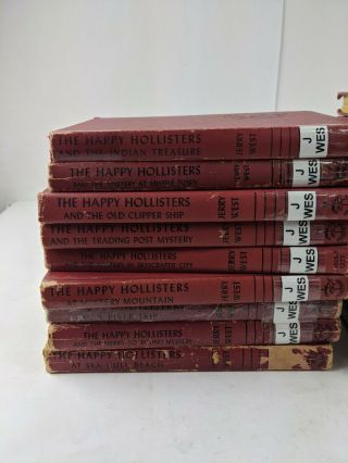 Vintage Children ' s Books The Happy Hollisters - by Jerry West - 19 Total - Vintage 3