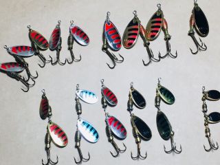 15 X Rublex Celta Vintage Bass & Trout Fishing Lures Made In France Collector