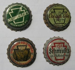 Pa Beer Bottle Caps - - 2 Neuweiler 