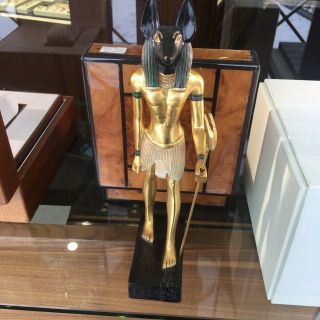 Statue of Egyptian God Anubis Yinepu by Artisans Guild International 3