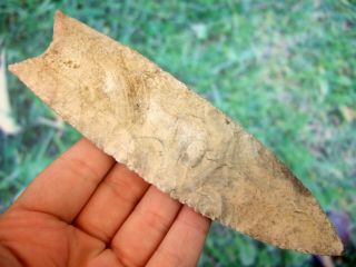 Fine 5 5/8 inch Missouri Clovis Point with G10 Arrowheads Artifacts 2
