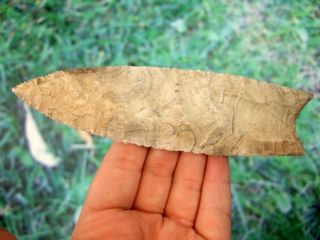 Fine 5 5/8 inch Missouri Clovis Point with G10 Arrowheads Artifacts 3