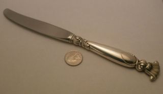 Wallace Romance Of The Sea Sterling Silver True Dinner Knife 9 7/8 " Pristine