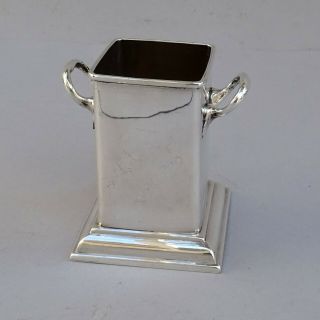 Antique Silver Plated Square Sauce Bottle Holder Thomas White Condiment Stand
