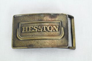 Vintage 1974 Hesston Belt Buckle Nfr National Finals Rodeo