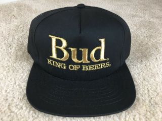 Vintage Budweiser Hat Snapback Cap Advertising Anheuser Busch Bud Light Shirt