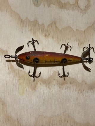Vintage Rhodes / Shakespeare 5 Hook Minnow Fishing lure Early Tough 2