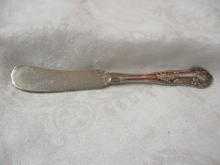 Antique 1904 E.  H.  H.  Smith National Silver Plate Butter Spreader Holly