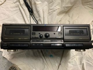 Vintage Technics Rs - Tr575 Stereo Dual Cassette Deck Player,  Hx Pro,  Great