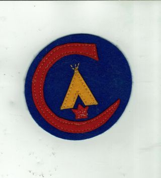 Rare Vintage Firecrafters Felt Patch