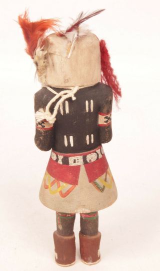 Antique Hopi Kachina with Early Pigments and Clay c.  1940 8 