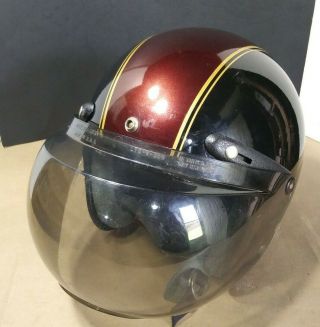 Vintage Adult Bell Snowmobile Helmet (arctic Cat Panther Color).  Made In 1979.