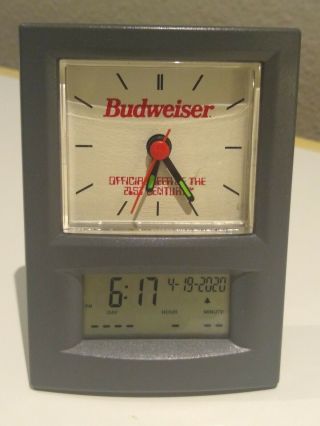 Budweiser Official Beer Of The 21st Century Desk Alarm Clock