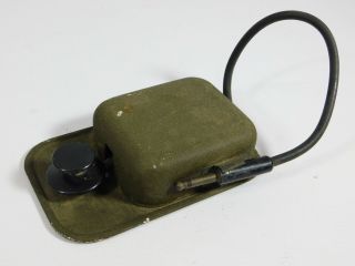 J - 48a Vintage Wwii Military Straight Telegraph Key Ham Radio Morse Code W/ Pl - 55
