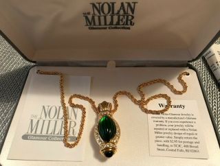 Vintage Nolan Miller 18 " Scheherazade Pendant Necklace - - Read Story