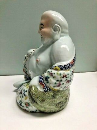 Vintage Chinese Porcelain Laughing Buddha 3