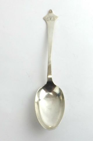 Dog Nose Spoon Solid Sterling Silver Arts & Crafts Barker Bros Chester 1912