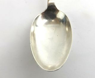 Dog Nose Spoon Solid Sterling Silver Arts & Crafts Barker Bros Chester 1912 2