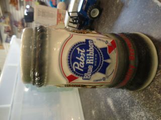 Pabst Blue Ribbon Beer Stein Limited Edition 7 1/2 " Made In Usa