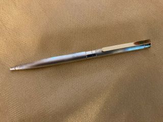 Mont Blanc Noblesse Plated Silver With Gold Trim Pen (vintage)
