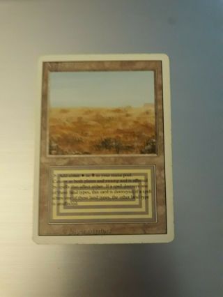 Magic The Gathering Scrubland Vintage Card Unlimited
