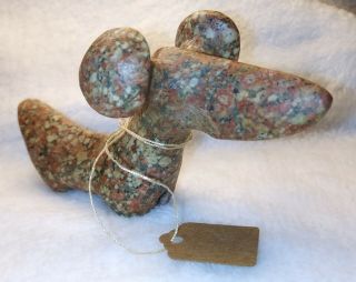 Ancient Native American Popeyed Birdstone Bannerstone Clovis Arrowhead Artifact
