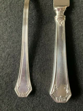 Reed & Barton POMPEIAN Silverplate 3 piece Child/Youth Set Fork,  Knife & Spoon 2