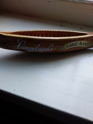 Leinenkugels Tap Handle - Canoe Shaped Beer Tap - Classic Amber Logo - Old Stock