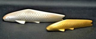 Vintage Japanese Koi Fish Designed Paper Weights Circa 1980s（thy）