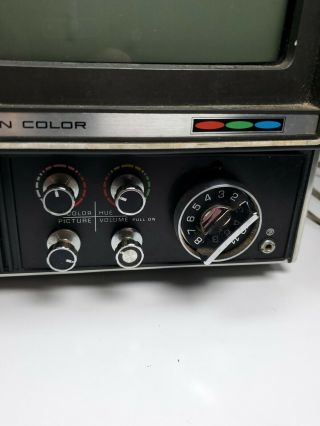 Vintage Sony Trinitron Color Television KV - 9000U NOT 3